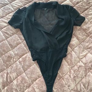 Black office bodysuit top 🖤